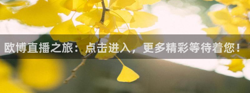 大满贯体育平台登录入口：欧博直播之旅：点击进入，更多精彩等待着您！
